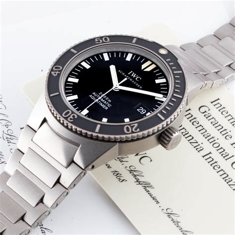 iwc aquatimer 2000 titanium 3536.